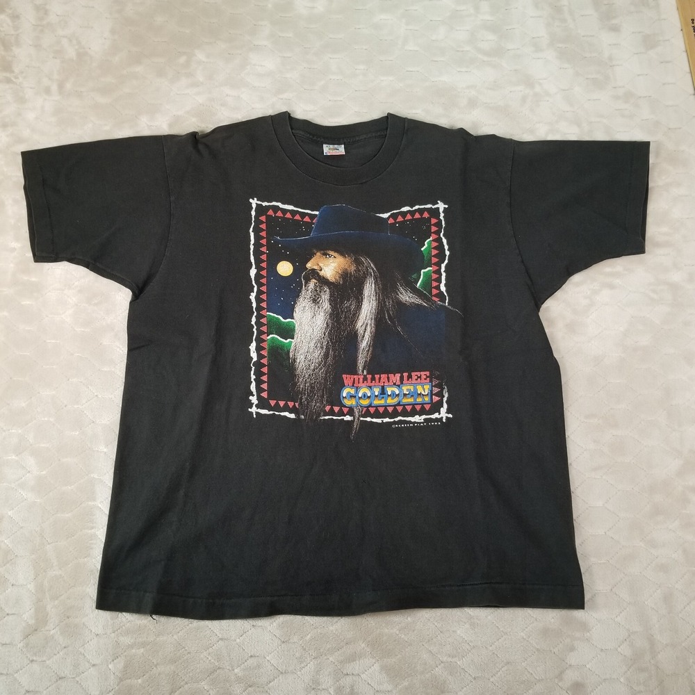 Vintage 1992 William Lee Golden Single Stitch Shirt Sz XL Worn Faded See Pics‎